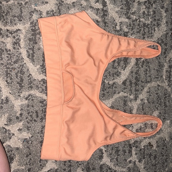 peachy/ orange keyhole bikini top - Picture 1 of 2